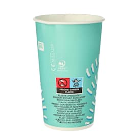 Drikkebeger papp 0,4L turkis (50) produktbilde