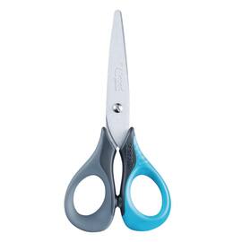 Saks MAPED barn 13cm softgrip blå/grå produktbilde