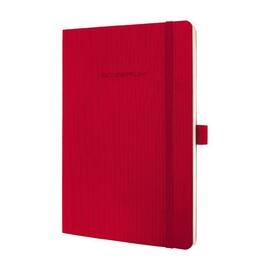 sigel Notizbuch Conceptum, Softcover rot, 135x210x14mm, kariert, 1 Stück Artikelbild