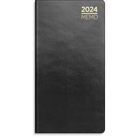 Lommekal. GRIEG Memo2024 imitert sort produktbilde