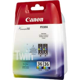 Canon Original Tintenpatrone CLI-36 PM, Druckerpatrone, Vierfarbig, Twin Pack, 1 Packung Artikelbild