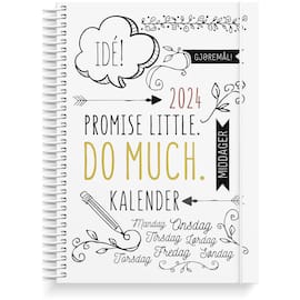Ukekalender GRIEG A5 2024 Doodle produktbilde