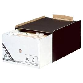 Pressel Karteibox A5, grau-braun, 10 Stück Artikelbild