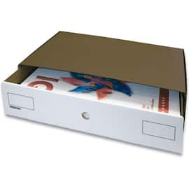 Pressel Stapel-Box 341 A3, grau-braun/weiß Artikelbild