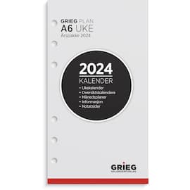 Årspakke GRIEG A6 2024 uke produktbilde