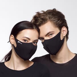 Munnbind tekstil antibakterielt sort produktbilde