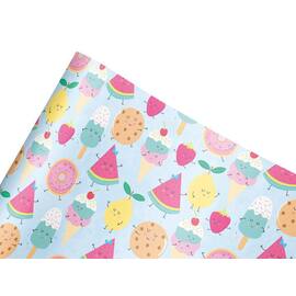 Hedlunds OF SWEDEN Presentpapper Popsicle 70cmx10m produktfoto