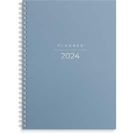 Ukekalender GRIEG Multi A5 2024 blå produktbilde