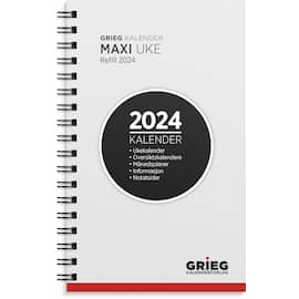 Lommekalender GRIEG Maxi 2024 refill produktbilde