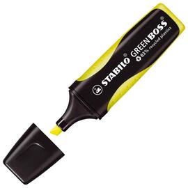 STABILO Textmarker Green Boss, Leuchtmarker, Leuchtstift, gelb, 2-5mm, Keilspitze, 1 Stück Artikelbild