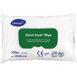 Overflatedesinfeksjon OXIVIR Wipe (100) produktbilde