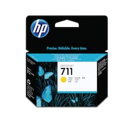 HP Bläckpatron CZ132A 711 Gul produktfoto