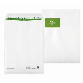 be ECO Versandtaschen, C4, mit Fenster, aus 100% Altpapier, weiß, 250 Stück Artikelbild
