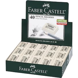 Faber-Castell Radierer LATEX-FREE aus Kautschuk, Weiss Artikelbild