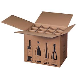 Smartbox Pro Flaschenversandkarton für 12 Flaschen, 5 Stück Artikelbild