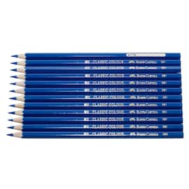 Faber-Castell Färgpenna, Classic, sexkantig pennkropp, blå produktfoto
