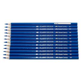 Faber-Castell Färgpenna, Classic, sexkantig pennkropp, blå produktfoto