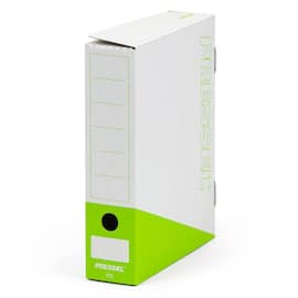 Pressel Ablagebox F75, Weiß-Apfelgrün, 75 mm, 20 Stück Artikelbild