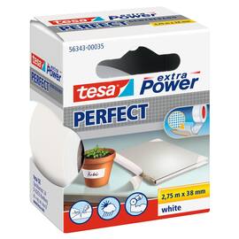 tesa® Gewebeband extra Power Perfect, Weiß, 38 mm x 2,75 m Artikelbild