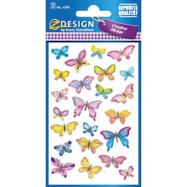 Etikett AVERY dekor sommerfugler (3) produktbilde