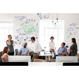 Legamaster Whiteboard Wrap-Up, flexible Whiteboardfolie, Whiteboard für ungewöhliche Flächen, magnetisch, selbstklebend, weiß, 150x101cm, 1 Stück Artikelbild