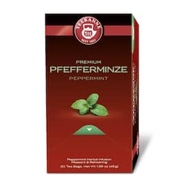 Teekanne Premium Tee Pfefferminze, Kräutertee, aromaversiegelt, 20 Teebeutel Artikelbild