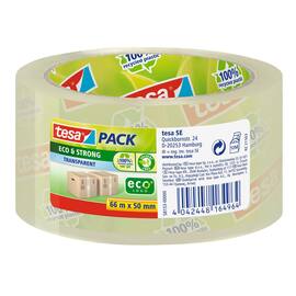 tesa® PP-Klebeband tesapack® Eco&Strong, transparent, 50mm, Nr.58153, Recycling, 1 Rolle Artikelbild