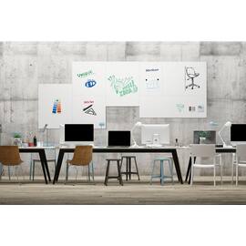 Legamaster Whiteboard Board-Up, Whiteboardplatten zur Wandmontage, Whiteboard-Kacheln, lackiert, magnetisch, ohne Rahmen, 5075x75cm, 1 Stück Artikelbild