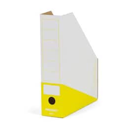 Pressel Magazine-Box, Weiß-Gelb, 75 mm, A4, 20 Stück (vorher Art.Nr. 276105) Artikelbild