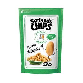 Peanøtter SØRLANDSCHIPS jalapeno 175g produktbilde