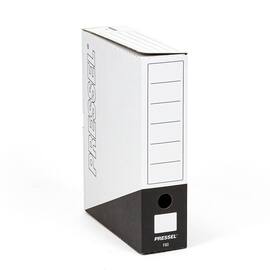 Pressel Ablagebox F80, Weiss-Schwarz, 80 mm, 20 Stück (vorher Art.Nr. 209) Artikelbild