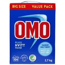 Tøyvask OMO Pluss Hvitt 3,7kg produktbilde