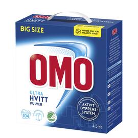 Tøyvask OMO Ultra Hvitt 4,5 kg produktbilde