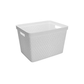 Oppbevaringskurv Star 19L hvit produktbilde