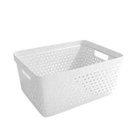 Oppbevaringskurv Star 13L hvit produktbilde