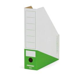 Pressel Magazine-Box, Weiß-Dunkelgrün, 75 mm, A4, 20 Stück (vorher Art.Nr. 276104) Artikelbild
