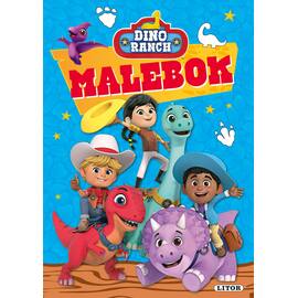 Malebok Dino Ranch produktbilde