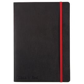 Oxford Black N' Red Anteckningsbok A5 soft cover linjerad produktfoto