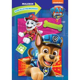 Malebok Paw Patrol med klistremerker produktbilde