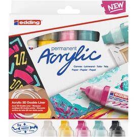 Akryltusj EDDING sett 3D basic (5) produktbilde