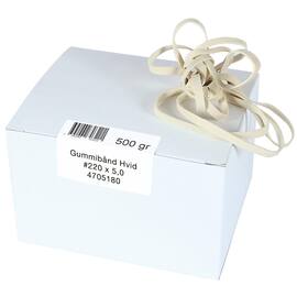 Gummistrikk SIAM nr 220/5 hvit (155) produktbilde