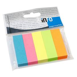 Bokmerke INFO 15x50 assortert neon (5) produktbilde