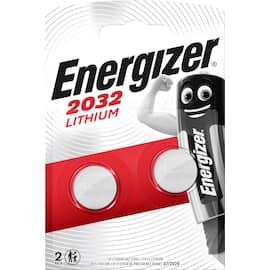 Energizer Knopfbatterie CR2032, 3V, 240 mAh, Knopfzelle, 2 Stück Artikelbild