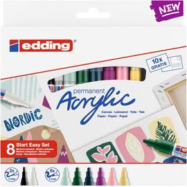 Akryltusj EDDING sett nordic (8) produktbilde