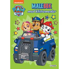 Malebok Paw Patrol med klistremerker produktbilde