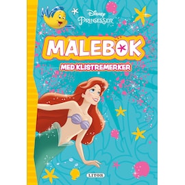 Malebok Prinsesser med klistremerker produktbilde