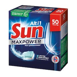 Maskinoppvask SUN Alt i 1 MaxPower (50) produktbilde