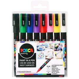 Paintmarker UNI Posca PC-3M ass std (8) produktbilde