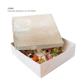 Kakeeske lokk 330x330x45mm Ny Rose (100) produktbilde