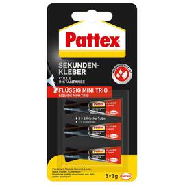 Pattex Sekundenkleber, Mini Trio, 3x1g Artikelbild